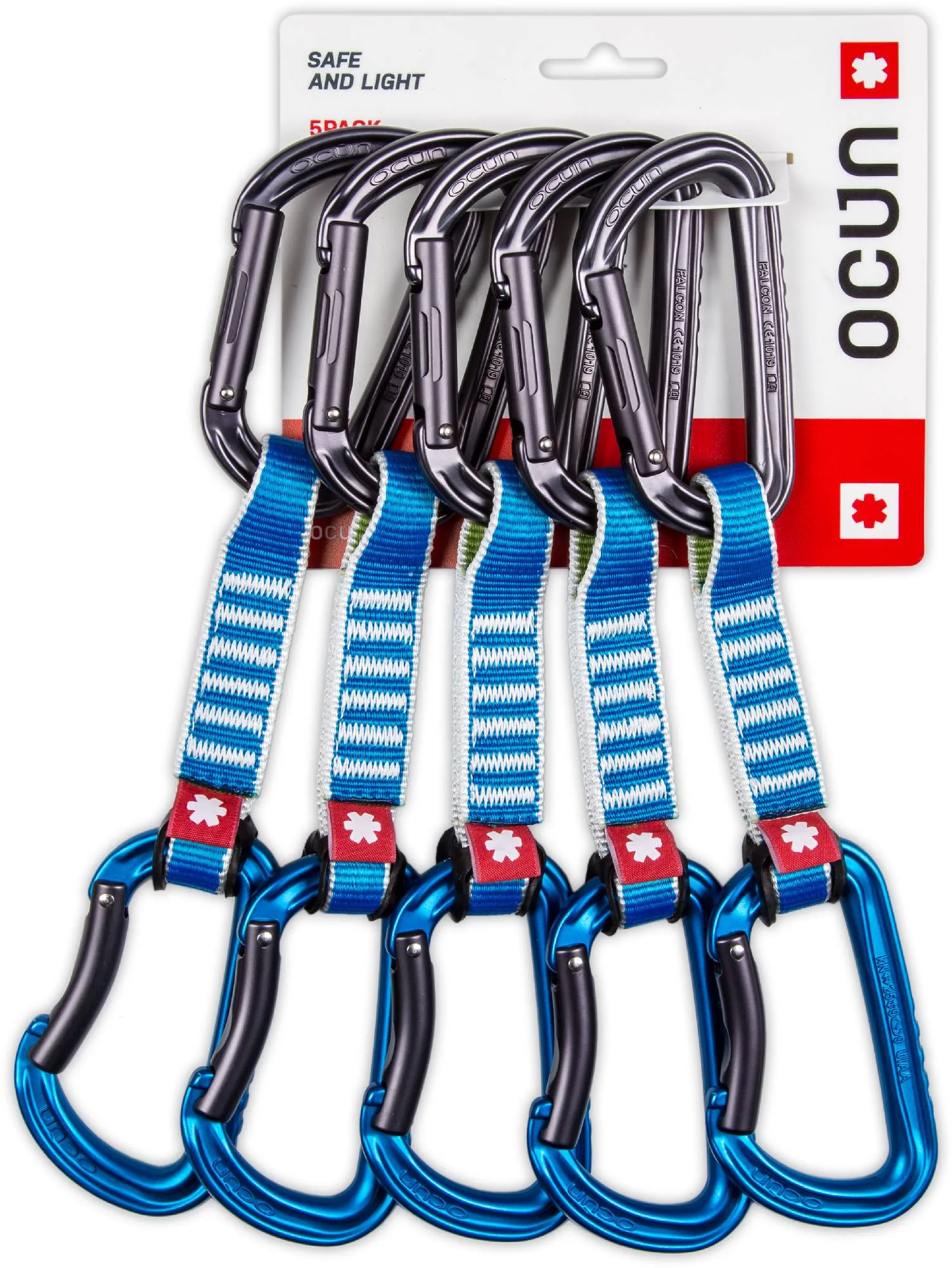 Ocun Falcon QD Zoom PA 15/22mm 5pk 5 pk 12cm, ekspressett