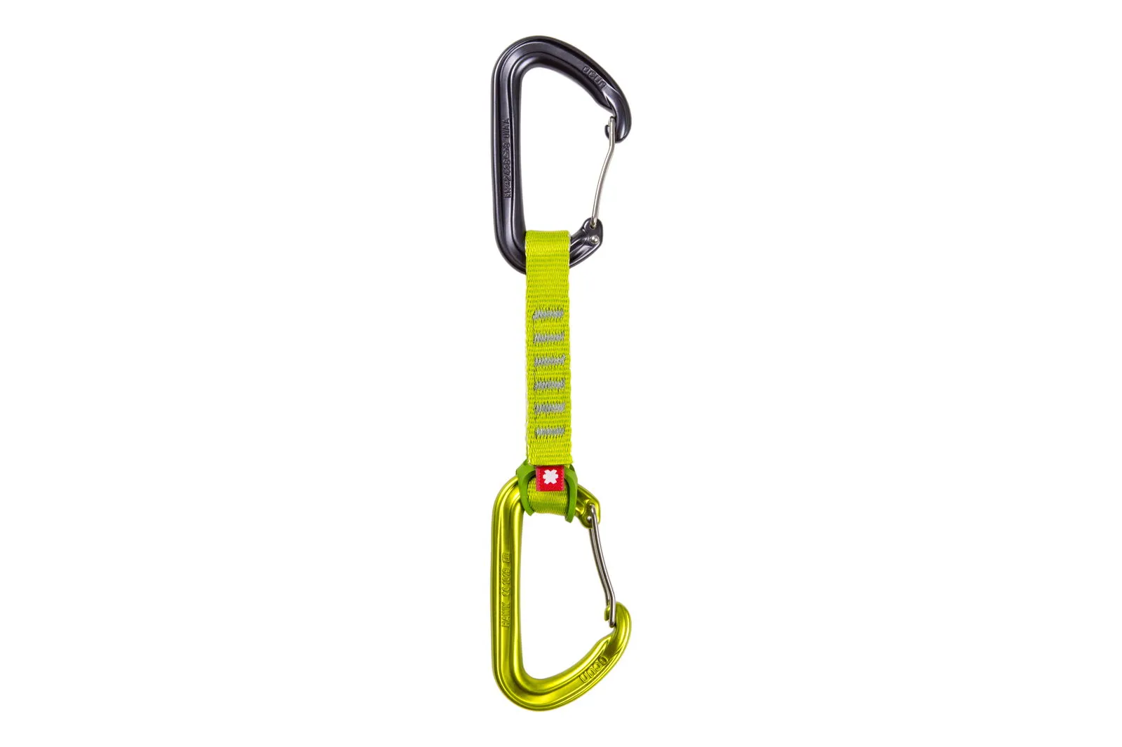 Ocun Hawk QD Wire ECO-PES 16mm 6-pk 10cm, Green, 10cm