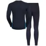 Odlo Active Warm Eco Basislagsett Refurbished, Dark sapphire / indigo bunting