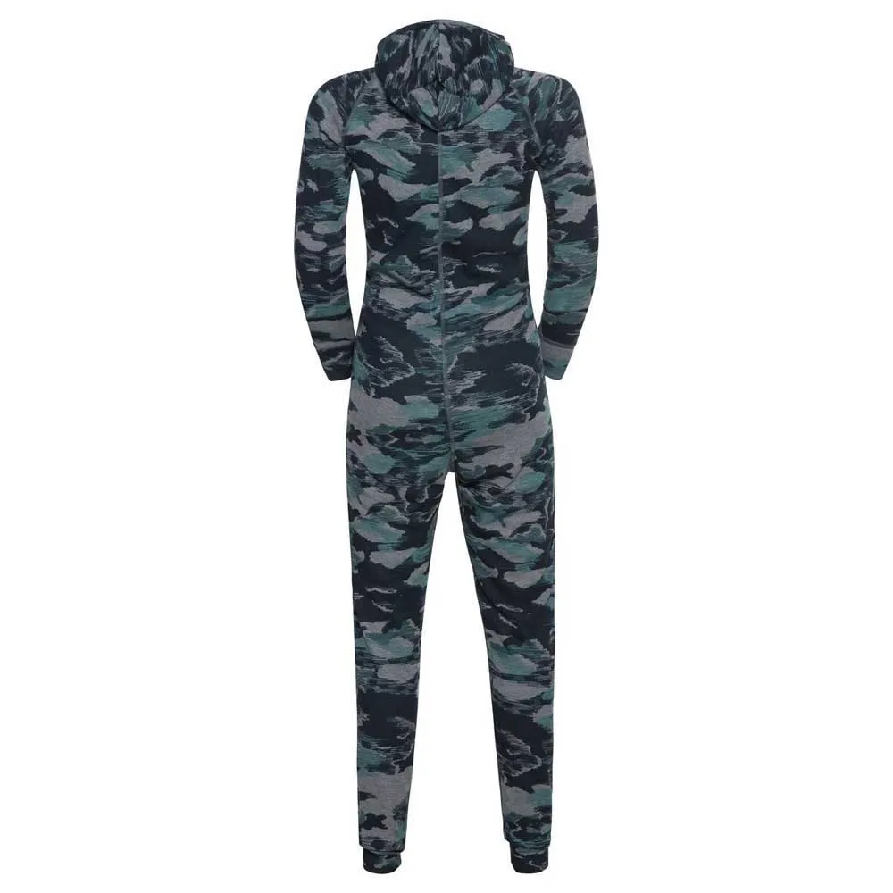 Odlo Active Warm Eco Basislagsett, Steel grey melange / jaded, 24MON
