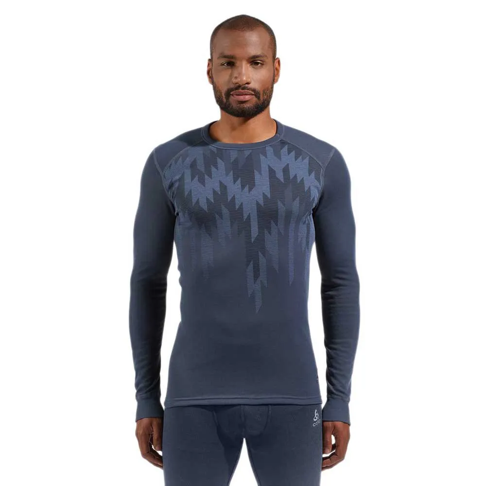 Odlo Active Warm Eco Gra Langarmet Baselag