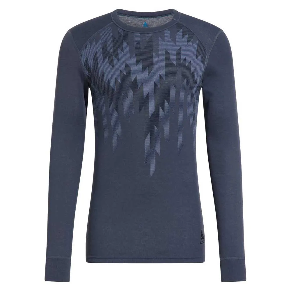 Odlo Active Warm Eco Gra Langarmet Baselag