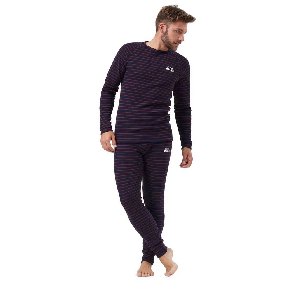 Odlo Active Warm Originals Eco Langarmet Baselag, Dark sapphire / sundried tomato