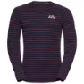 Odlo Active Warm Originals Eco Langarmet Baselag, Dark sapphire / sundried tomato