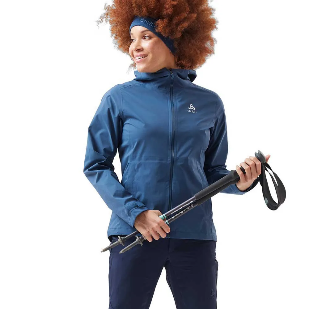 Odlo Aegis 2.5l Waterproof Jakke, Blue wing teal