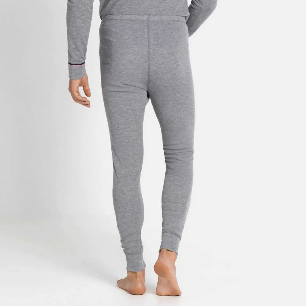 Odlo Bottom Long Active Warm Eco Baselagbukser, Grey melange