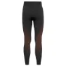 Odlo Bottom Long Performance Warm Eco Baselagbukser, Black / orange.com
