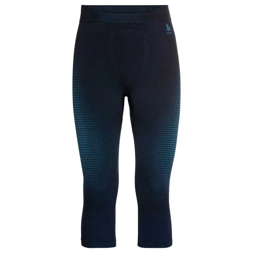 Odlo Bottom Performance Warm Eco Baselagbukser, Dark sapphire / stunning blue