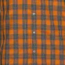Odlo Chemise Mc Mythen Kortarmet Skjorte, Marmalade / grey melange