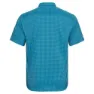 Odlo Chemise Mc Nikko Check Kortarmet Skjorte, Mykonos blue / horizon blue