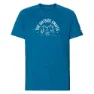 Odlo Concord Bike Print Kortarmet T-skjorte, Indigo bunting melange
