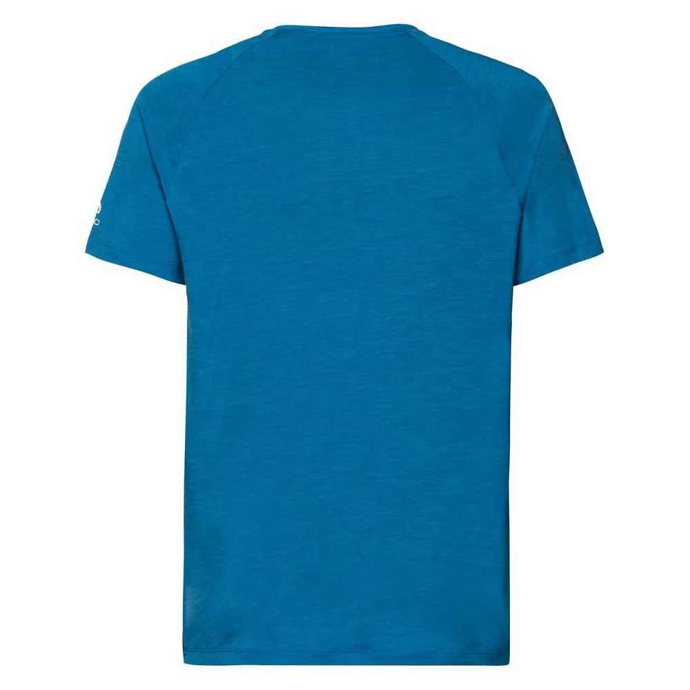 Odlo Concord Bike Print Kortarmet T-skjorte, Indigo bunting melange Odlo Concord Bike Print Kortarmet T-skjorte, Indigo bunting melange