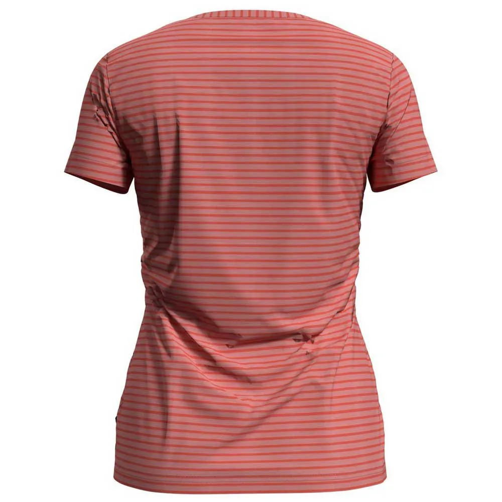 Odlo Concord Element Kortarmet T-skjorte, Lantana / hot coral / stripes Odlo Concord Element Kortarmet T-skjorte, Lantana / hot coral / stripes