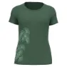 Odlo Concord Leaf Imprime Kortarmet T-skjorte, Myrtle melange