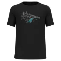 Odlo Crew Essential Print Kortarmet T-skjorte male Odlo Crew Essential Print Kortarmet T-skjorte male
