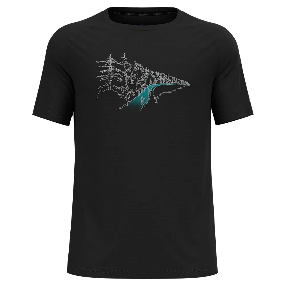 Odlo Crew Essential Print Kortarmet T-skjorte male Odlo Crew Essential Print Kortarmet T-skjorte male