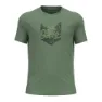 Odlo Crew Nikko Logo Kortarmet T-skjorte, Loden frost