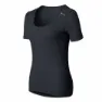 Odlo Cubic Crew Kortærmet Baselayer, Ebony grey / black