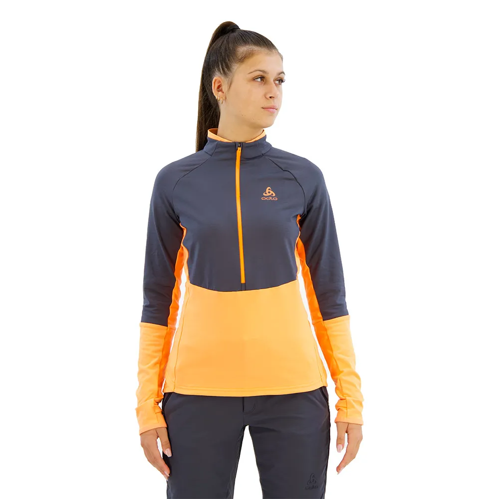 Odlo Descent Cw 200 Fleecejakke Med Halv Glidelås