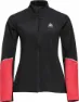 Black/poppy red