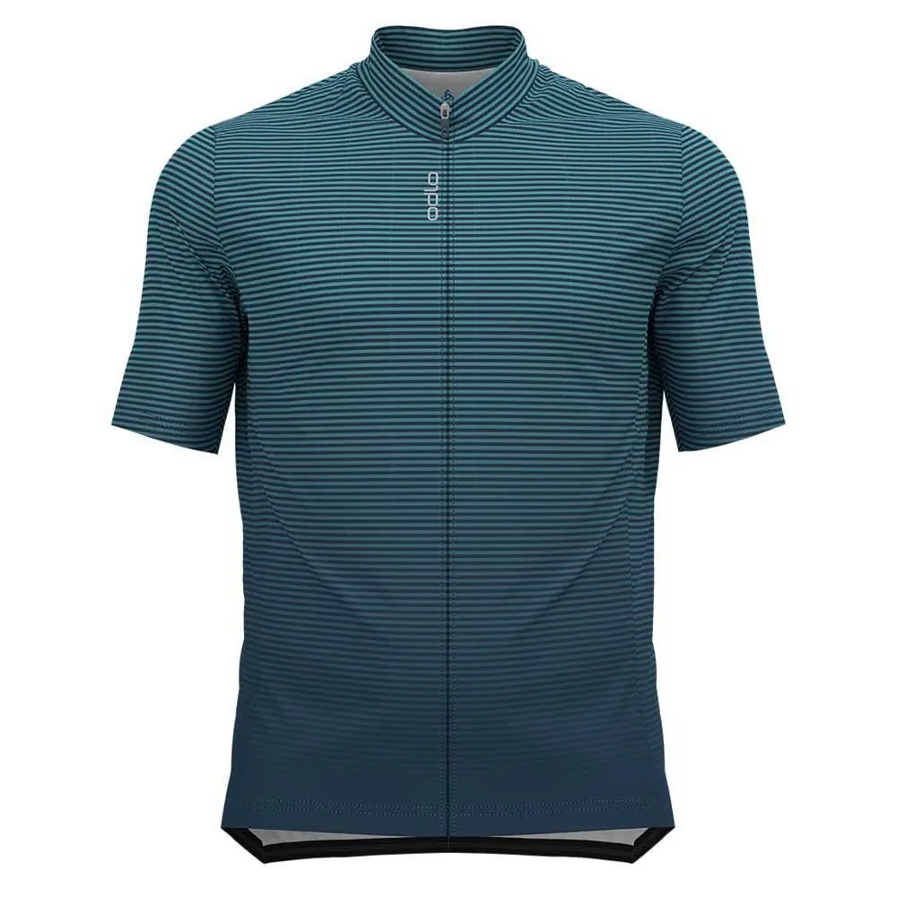 Odlo Essential 411952 Kort Ermet Trøye, Porcelain / blue wing teal, S