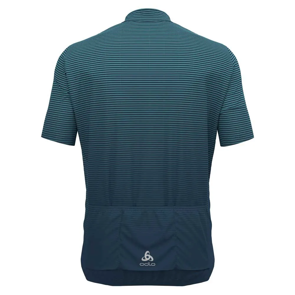 Odlo Essential 411952 Kort Ermet Trøye, Porcelain / blue wing teal, S
