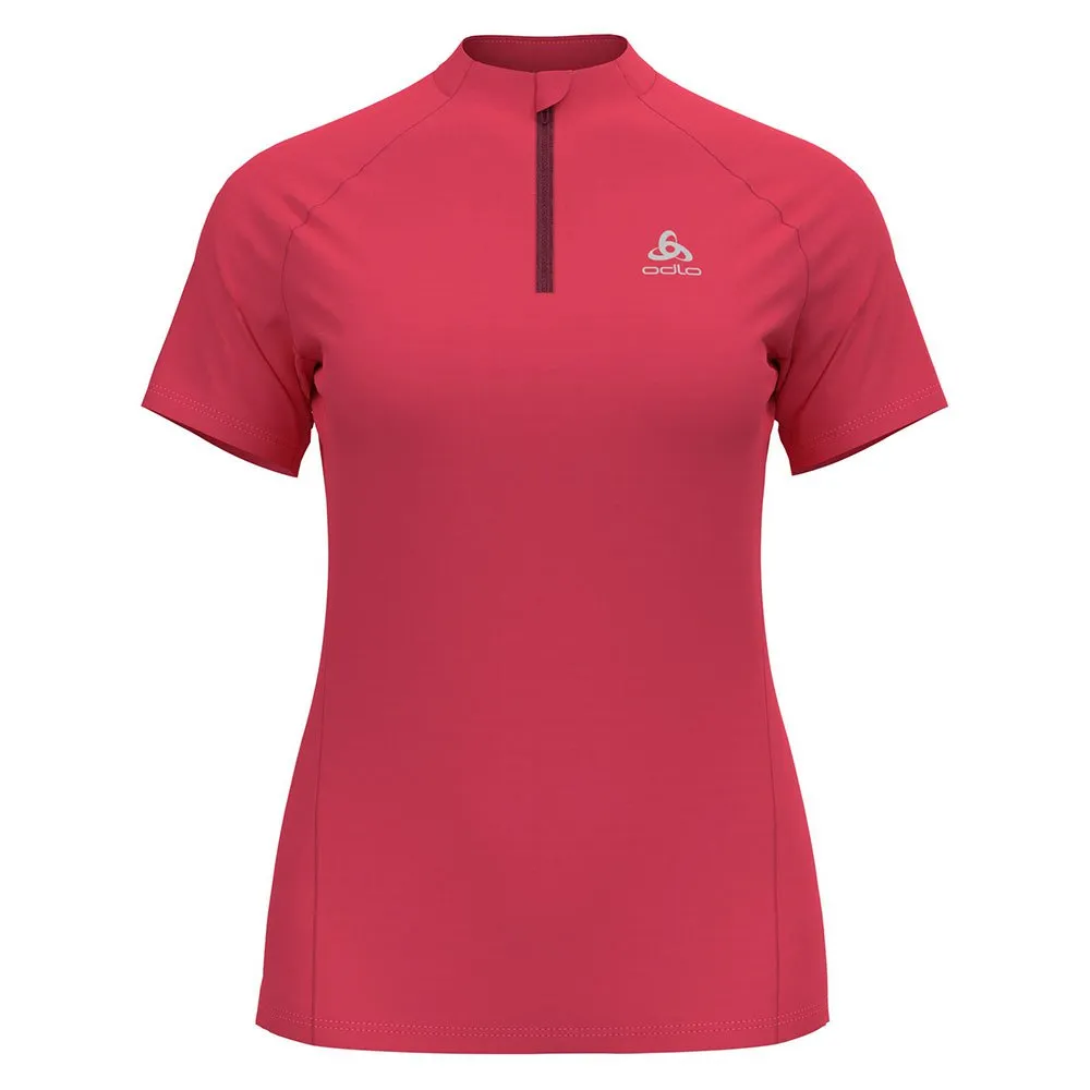 Odlo Essential Trail Zip Kortarmet T-skjorte Odlo Essential Trail Zip Kortarmet T-skjorte