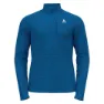 Odlo Fli Light Imprime Fleecejakke Med Full Glidelås, Indigo bunting