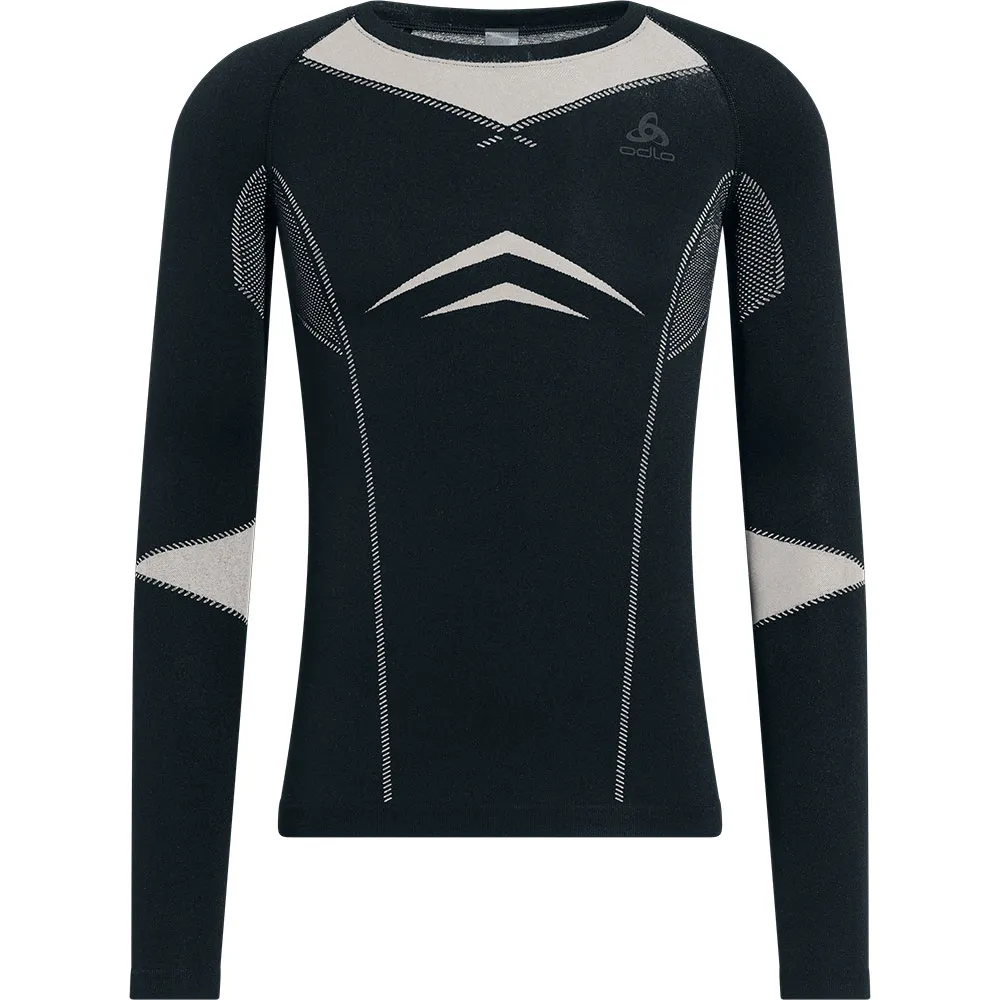 Odlo Fundamentals Performance Warm Basislagsett Refurbished, Dark sapphire / silver cloud Odlo Fundamentals Performance Warm Basislagsett Refurbished, Dark sapphire / silver cloud