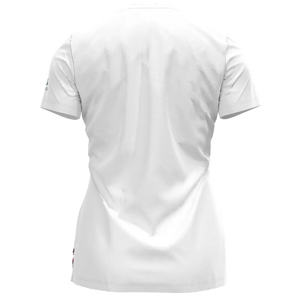 Odlo Halden Imprime Kortarmet T-skjorte, White Odlo Halden Imprime Kortarmet T-skjorte, White