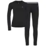Odlo Merino Warm Langarmet Baselag, Black / black