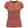 Odlo Natural Kinship X-light Kortærmet Baselayer, Burnt sienna melange