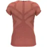 Odlo Natural Kinship X-light Kortærmet Baselayer, Burnt sienna melange