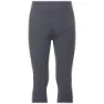 Odlo Performance Warm 3/4 Baselag Bukser, Grey melange / black