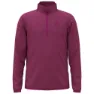 Odlo Roy Stripe Fleecejakke Med Halv Glidelås, Festival fuchsia / raspberry fudge, 4Y