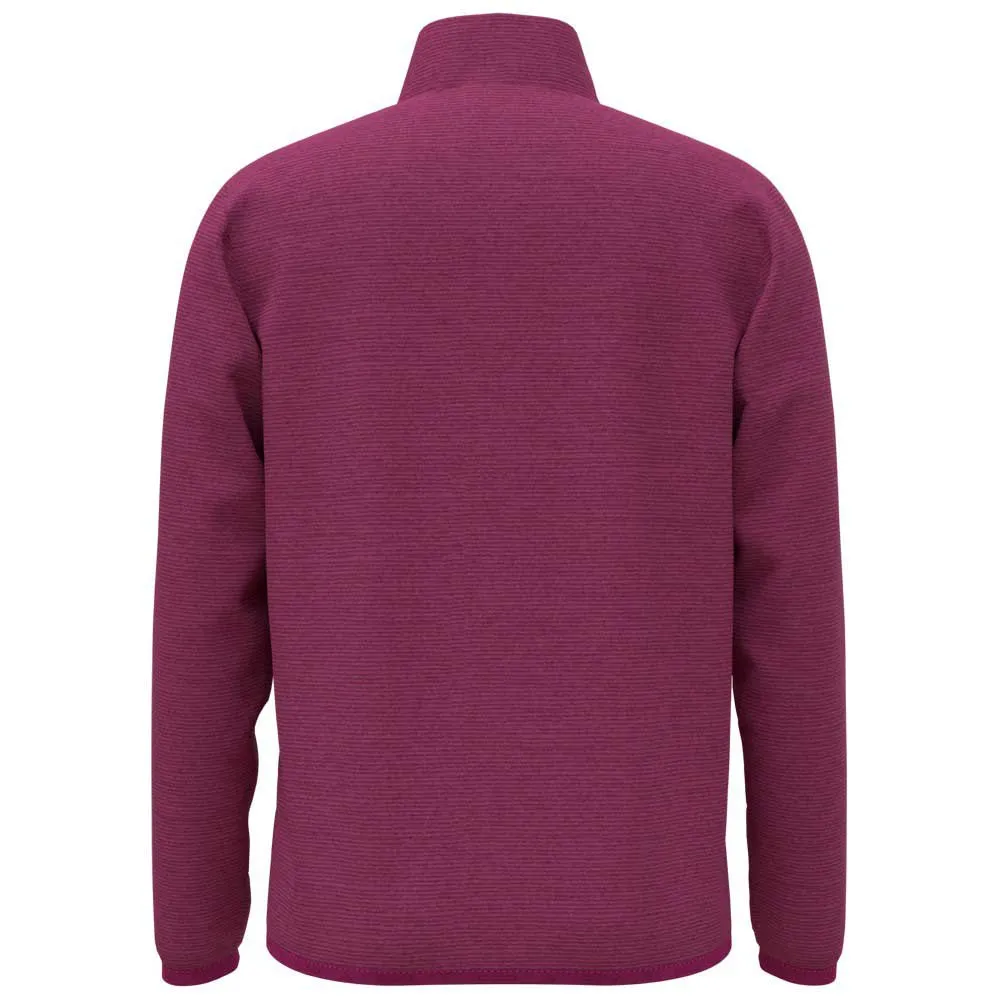 Odlo Roy Stripe Fleecejakke Med Halv Glidelås, Festival fuchsia / raspberry fudge, 4Y Odlo Roy Stripe Fleecejakke Med Halv Glidelås, Festival fuchsia / raspberry fudge, 4Y