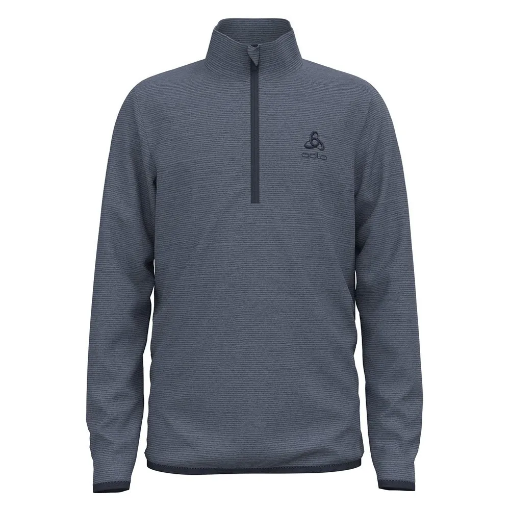 Odlo Roy Stripe Ml Fleecejakke Med Halv Glidelås