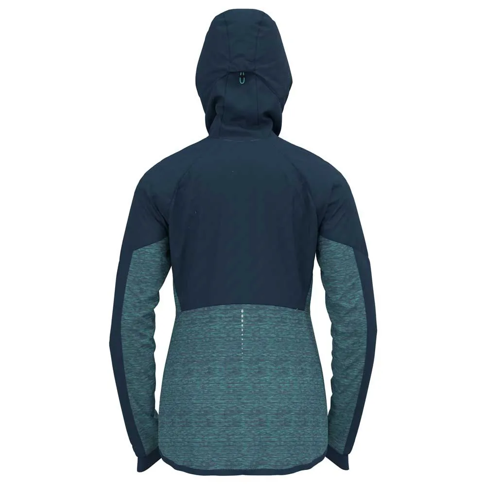Odlo Run Easy S-thermic Jakke female, Blue wing teal