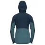 Odlo Run Easy S-thermic Jakke female, Blue wing teal