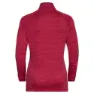 Odlo Run Easy Warm Fleecejakke Med Halv Glidelås, Deep claret melange