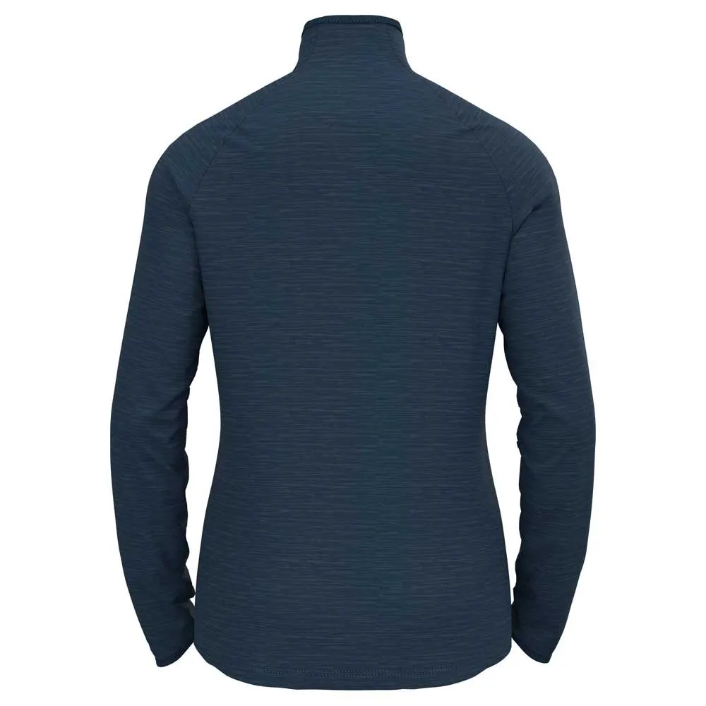 Odlo Run Easy Warm Halv Glidelås Langarmet T-skjorte female
