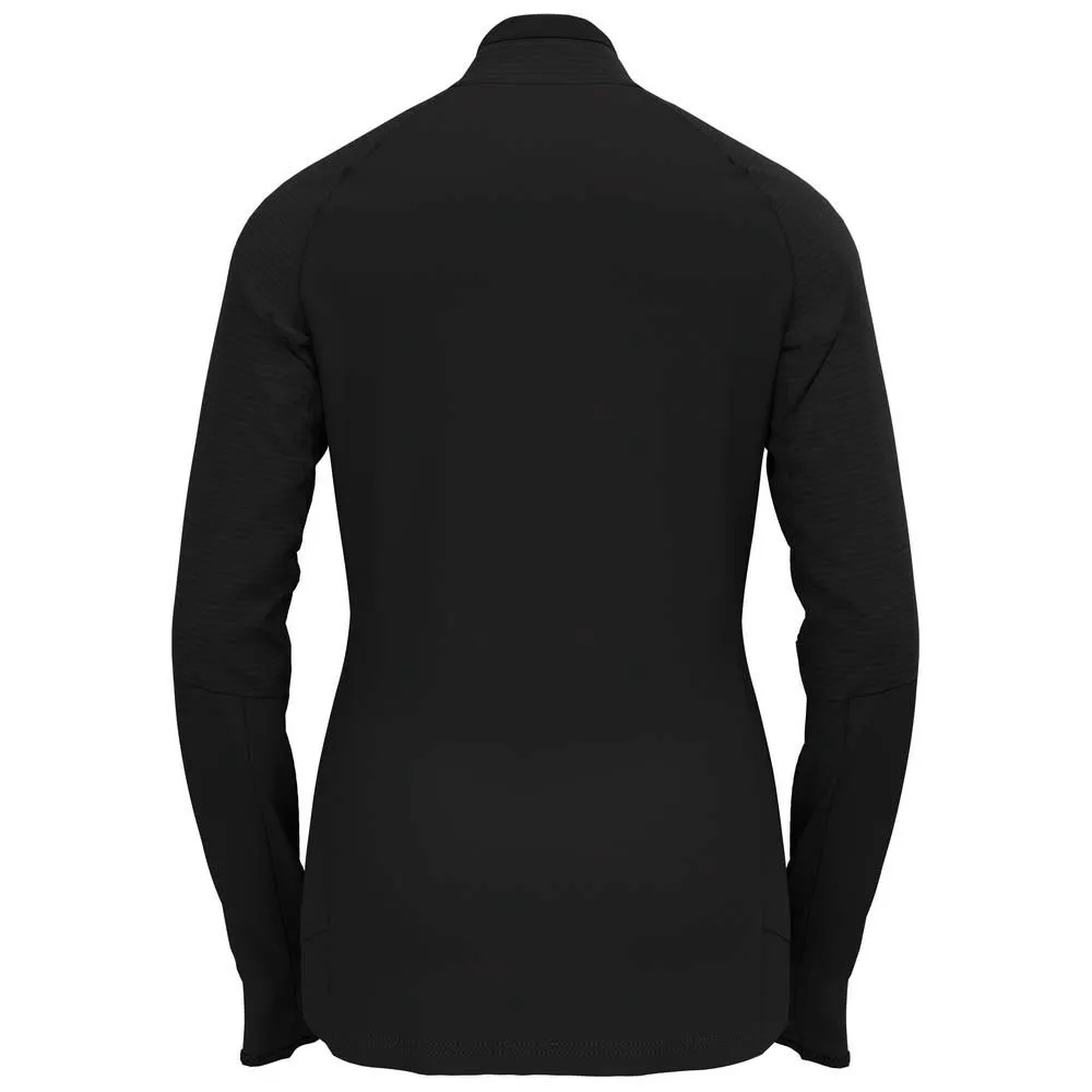 Odlo Sesvenna Sl Fleecejakke Med Halv Glidelås, Black Odlo Sesvenna Sl Fleecejakke Med Halv Glidelås, Black
