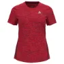 Odlo Zeroweight Enginee Kortarmet T-skjorte female, Deep claret melange