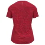 Odlo Zeroweight Enginee Kortarmet T-skjorte female, Deep claret melange