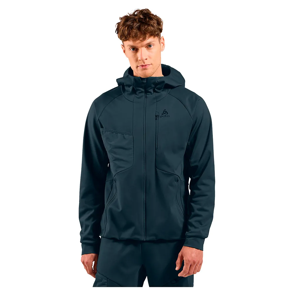 Odlo Zeroweight Windproof X Warm Jakke, Dark sapphire