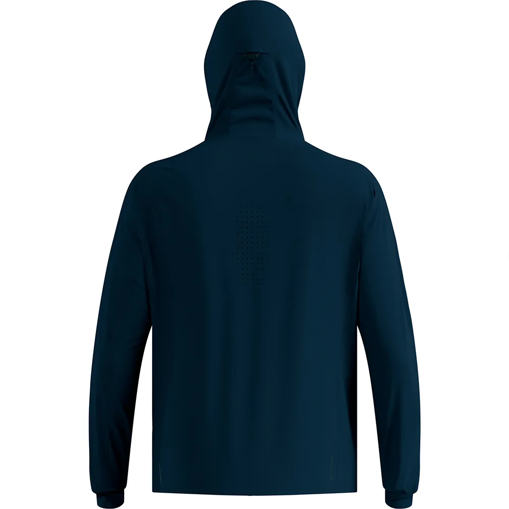 Odlo Zeroweight Windproof X Warm Jakke, Dark sapphire