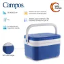 Oem Stiv Bærbar Kjøleboks 10l, Blue / white, One Size