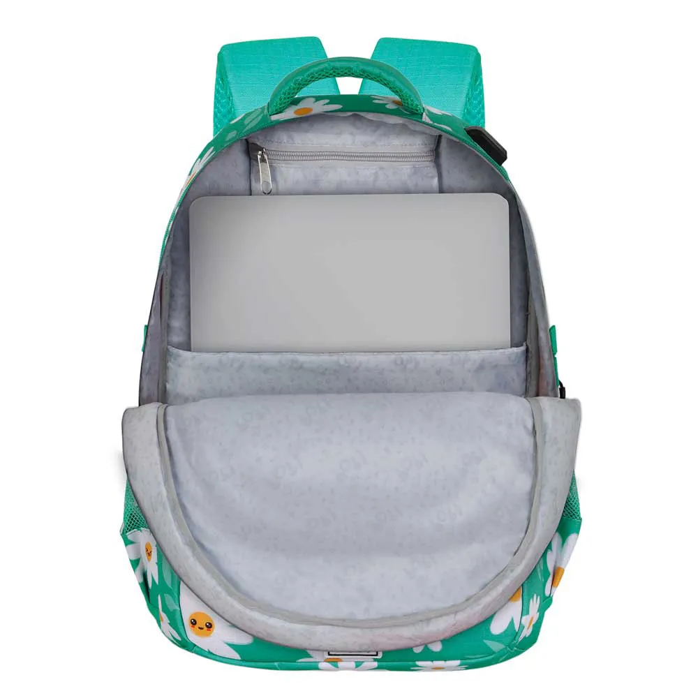 Oh My Pop Blomstrende Plus Kjører Ryggsekk, Turquoise