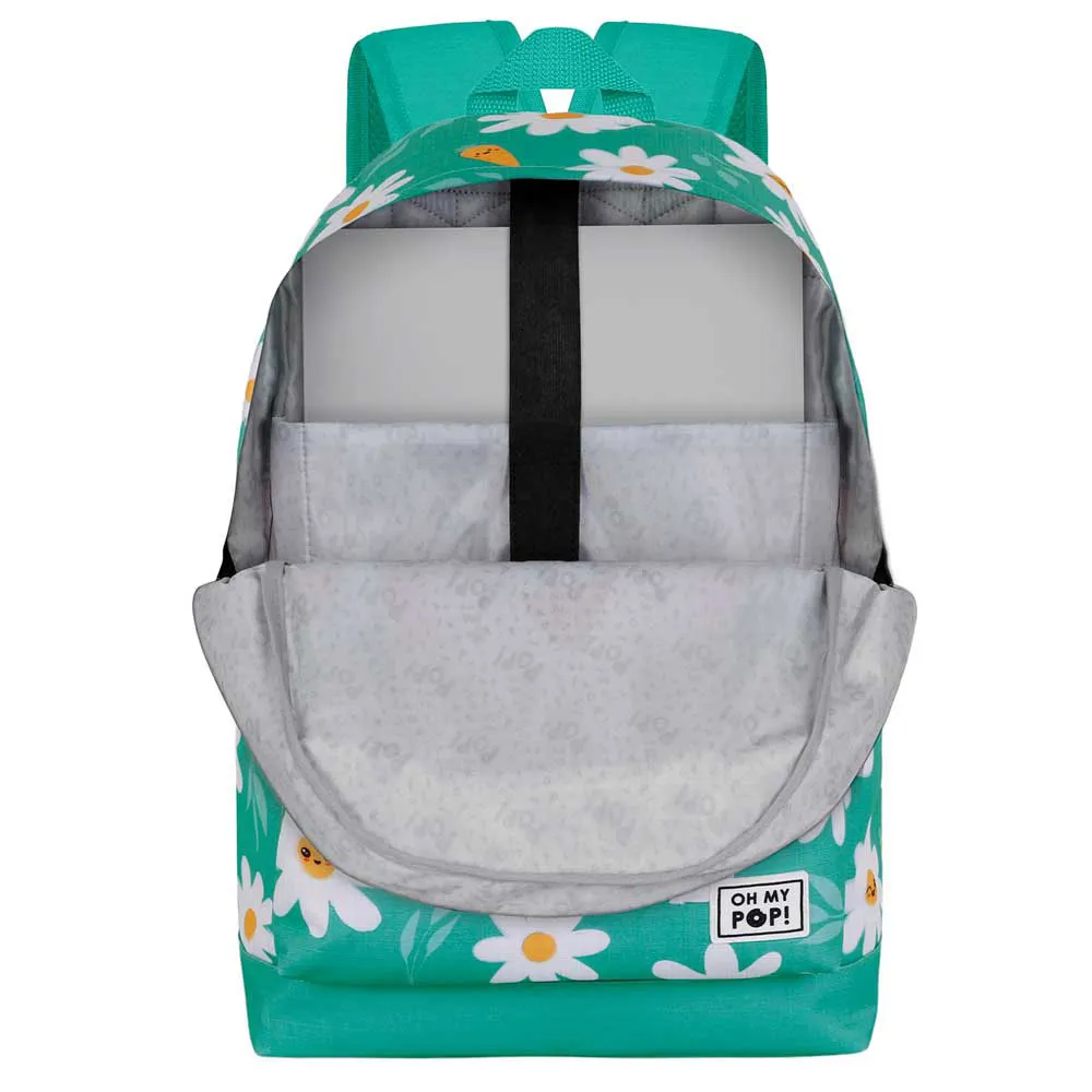 Oh My Pop Blomstrende Vifte Hs 2.2 Ryggsekk, Turquoise Oh My Pop Blomstrende Vifte Hs 2.2 Ryggsekk, Turquoise