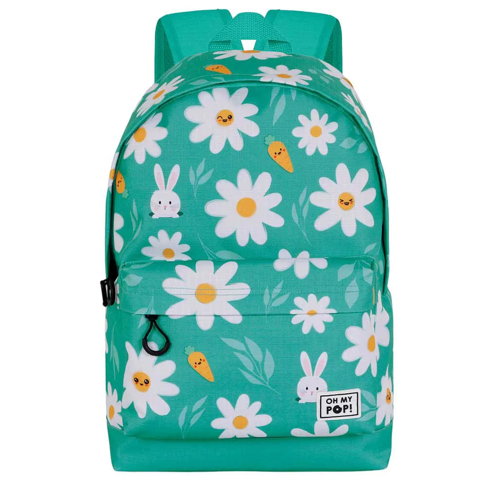 Oh My Pop Blomstrende Vifte Hs 2.2 Ryggsekk, Turquoise Oh My Pop Blomstrende Vifte Hs 2.2 Ryggsekk, Turquoise